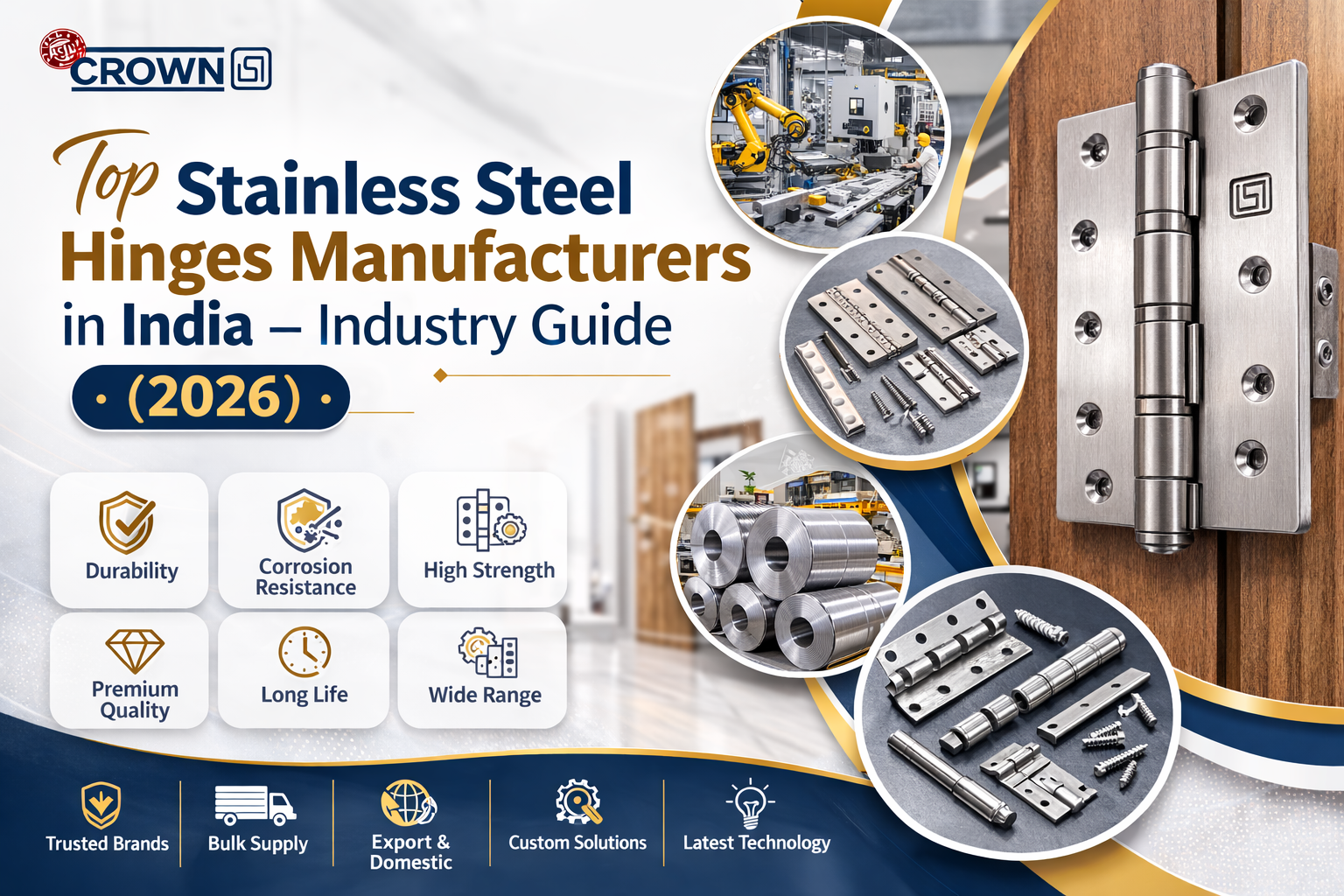 Top Stainless Steel Hinges Manufacturers in India – Industry Guide (2026)