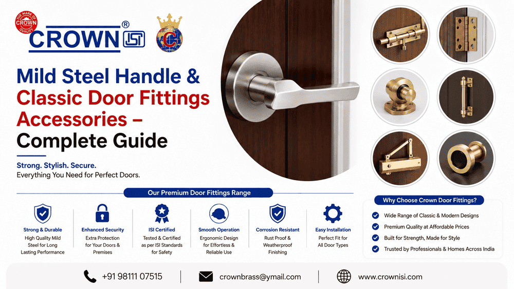 Mild Steel Handle & Classic Door Fittings Accessories – Complete Guide