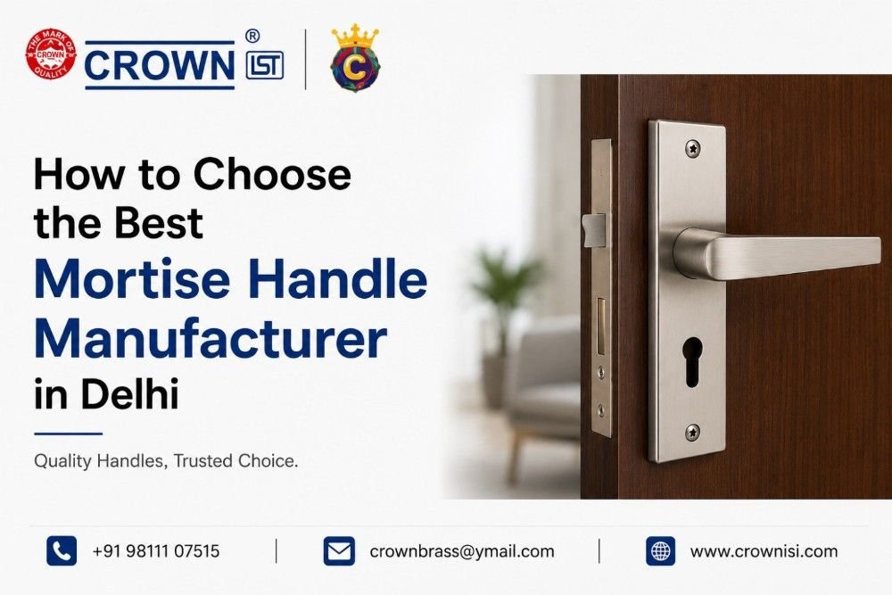 How to Choose the Best Mortise Handle Manufacturer in Delhi
