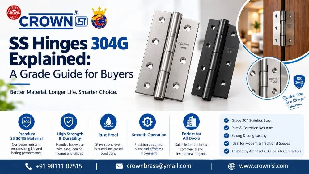 SS Hinges 304G Explained: A Grade Guide for Buyers