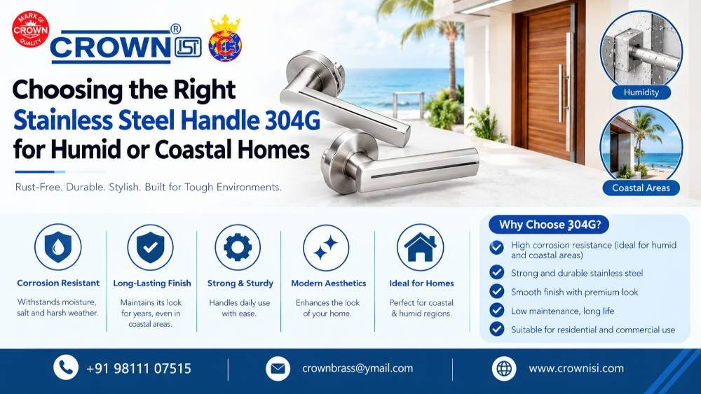 Choosing the Right Stainless Steel Handle 304G for Humid or Coastal Homes