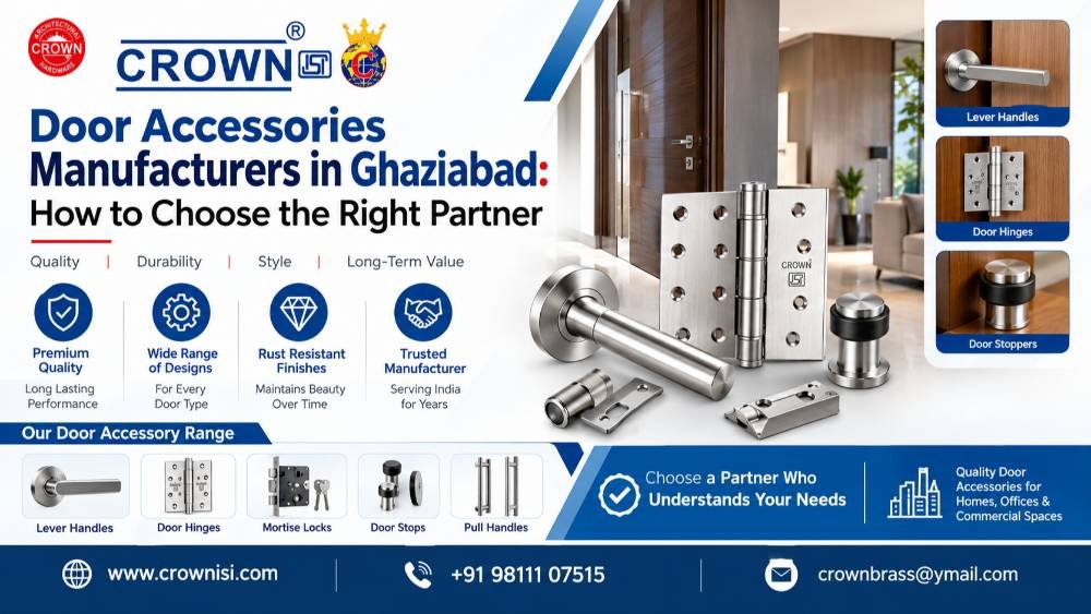 Door Accessories Manufacturers in Ghaziabad: How to Choose the Right Partner