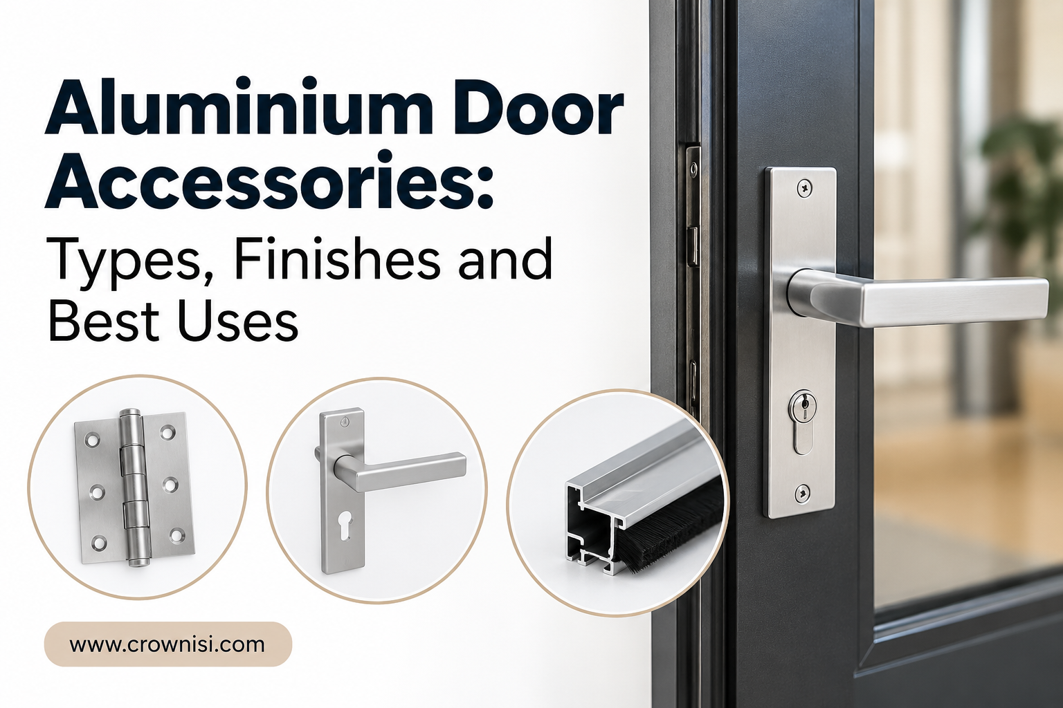 Aluminium Door Accessories: Types, Finishes and Best Uses