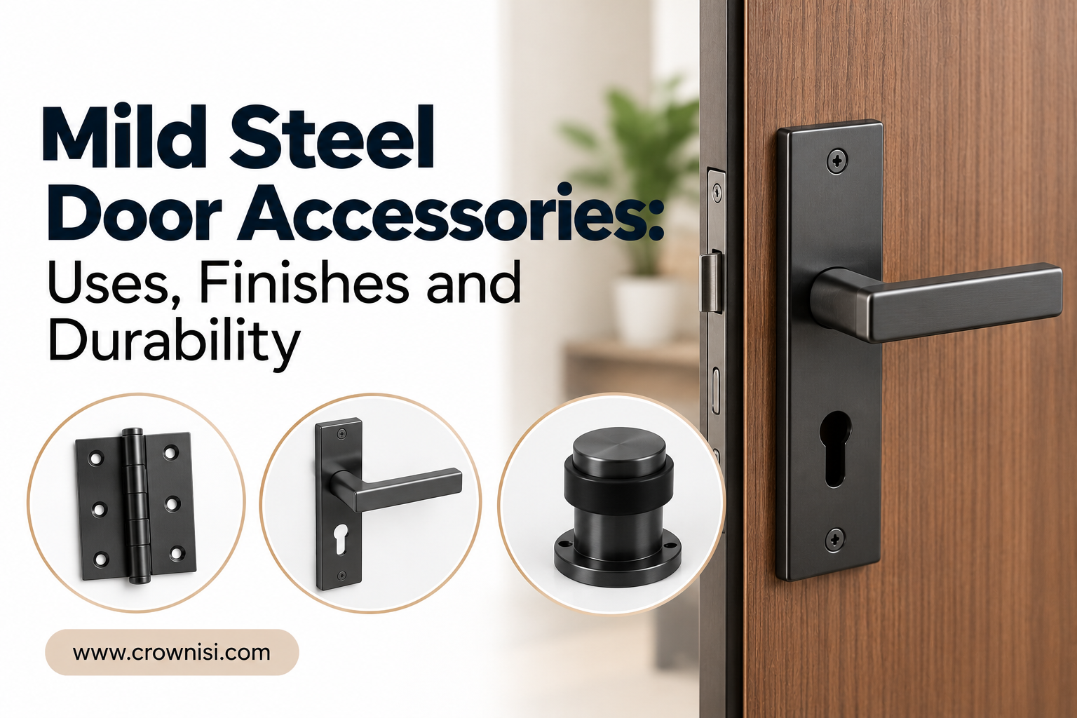 Mild Steel Door Accessories: Uses, Finishes and Durability